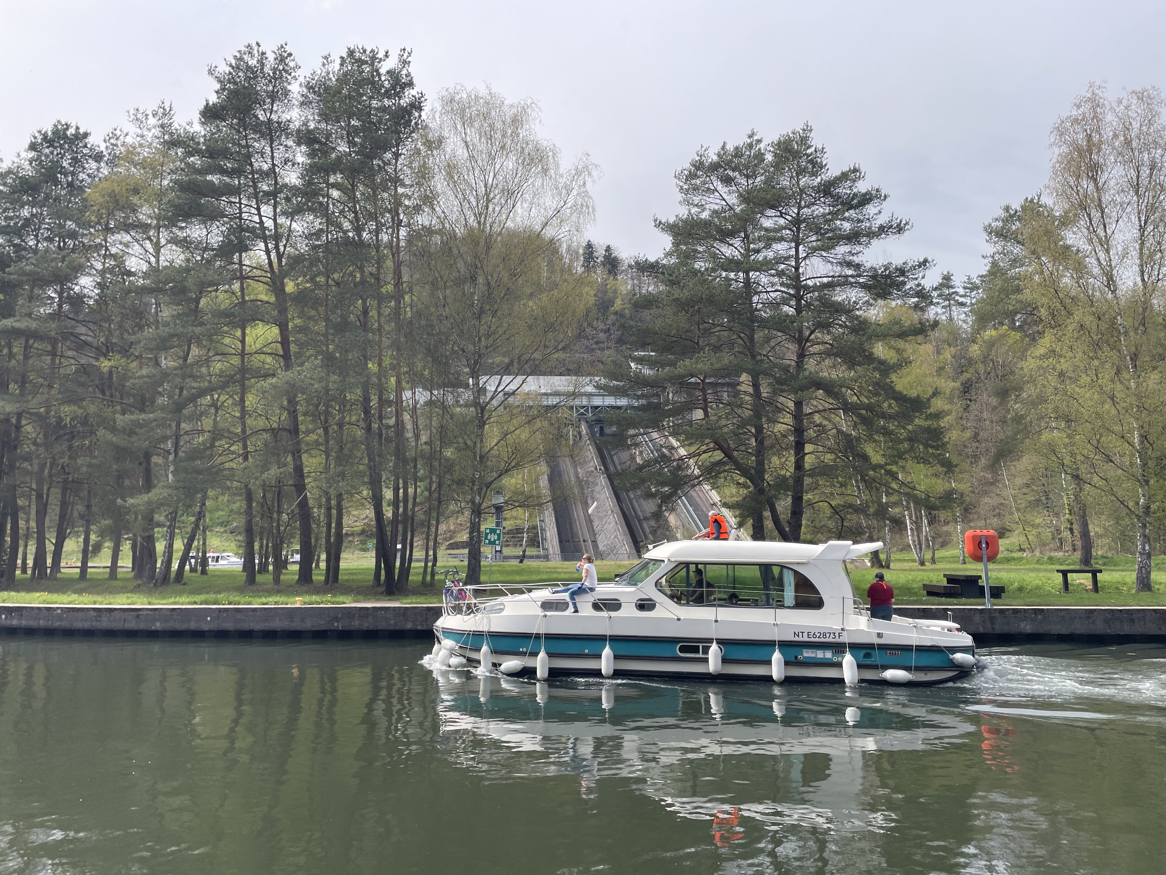 16 Canal de la Marne au Rhin, 57820 Henridorff, France / 11-04-2026 15:15 / 17.36 °C en lichte regen / 224 m